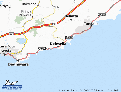 Mappa MICHELIN Dodampahala West - ViaMichelin