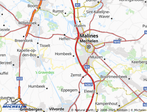 Mappa MICHELIN Hombeek - ViaMichelin