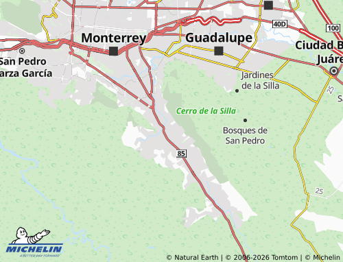 MICHELIN Las Callejas map - ViaMichelin