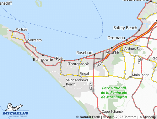 MICHELIN Tootgarook map - ViaMichelin