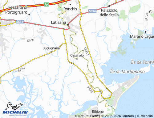 MICHELIN Cesarolo map - ViaMichelin