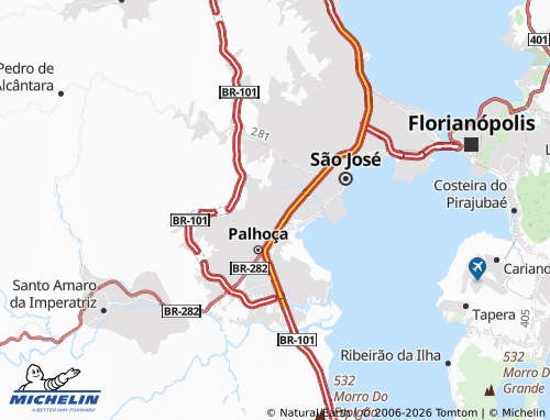 Mapa MICHELIN Passa Vinte - ViaMichelin