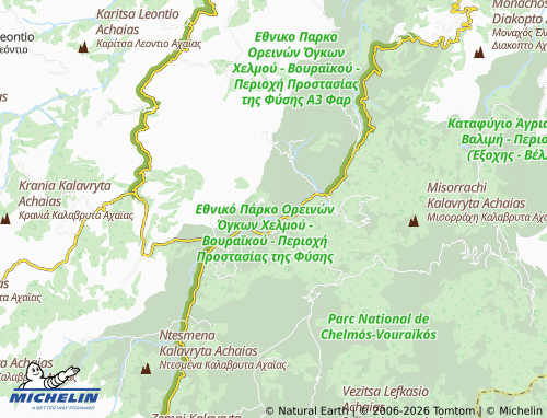 MICHELIN Avlon map - ViaMichelin