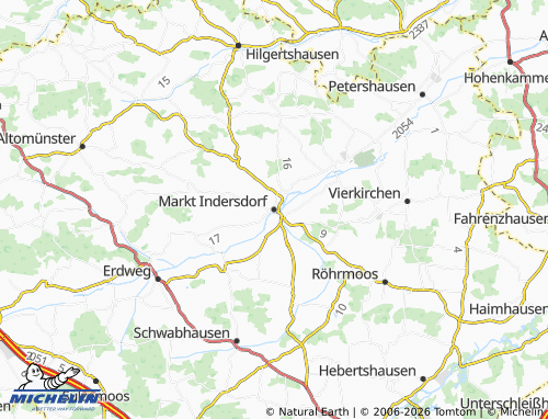 Mappa MICHELIN Markt Indersdorf - ViaMichelin