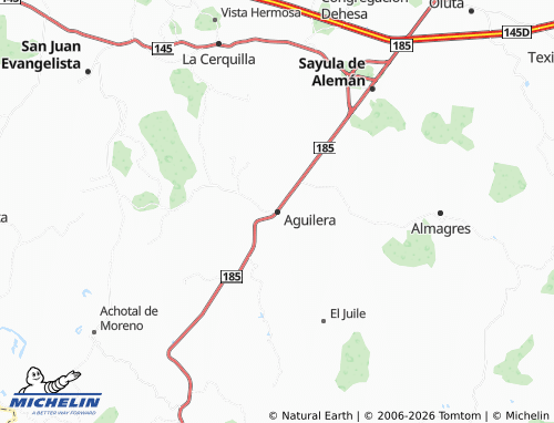 Mapa MICHELIN Aguilera - ViaMichelin