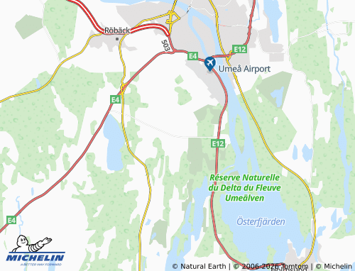 Carte MICHELIN Degernäs - ViaMichelin