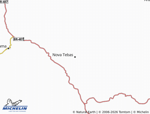 Carte MICHELIN Nova Tebas - ViaMichelin