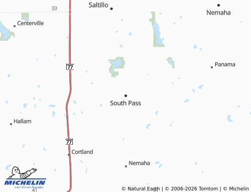 Mappa MICHELIN South Pass - ViaMichelin
