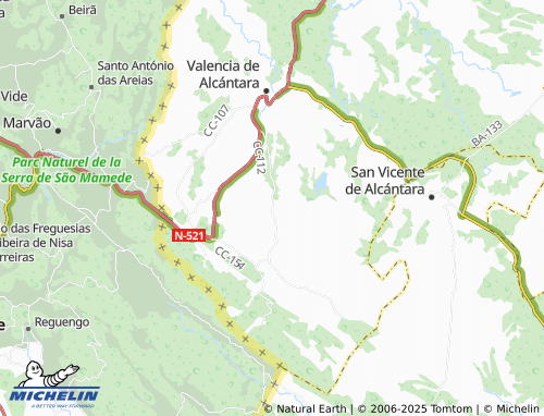 MICHELIN Las Lanchuelas map - ViaMichelin
