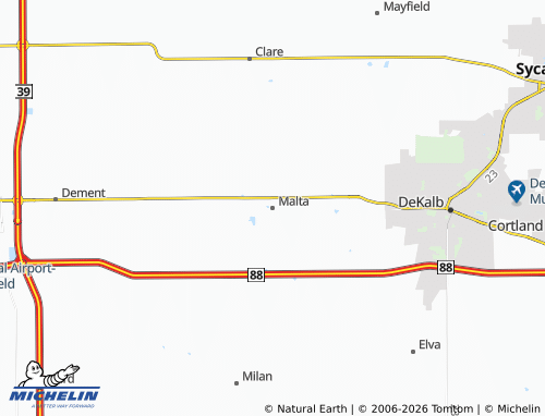 Mapa MICHELIN Malta - ViaMichelin