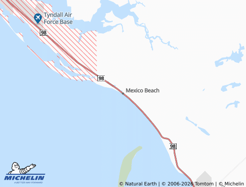 Mapa MICHELIN Mexico Beach - ViaMichelin
