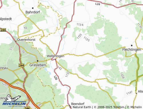 Mapa MICHELIN Siestedt - ViaMichelin