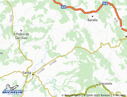MICHELIN Souto de Ferradal (Santiago) map - ViaMichelin