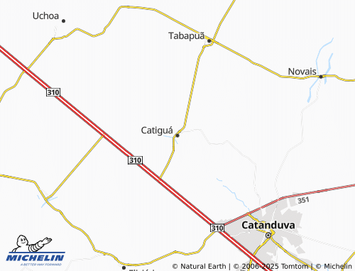 Carte MICHELIN Catiguá - ViaMichelin