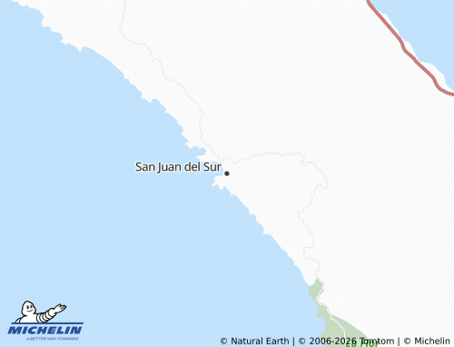 Mappa MICHELIN San Juan del Sur - ViaMichelin