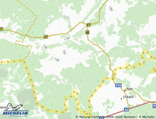 Mappa MICHELIN Peebu - ViaMichelin