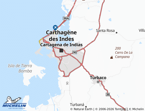 MICHELIN La Concepción map - ViaMichelin