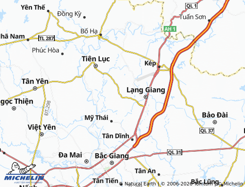 MICHELIN-Landkarte Tân Thanh - ViaMichelin