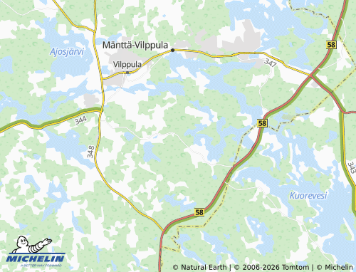 MICHELIN-Landkarte Kivilahti - ViaMichelin