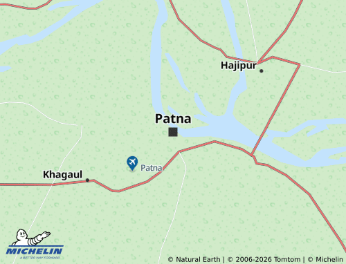 MICHELIN-Landkarte Patna - ViaMichelin