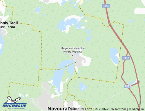 MICHELIN-Landkarte Neyvo-Rudyanka - ViaMichelin