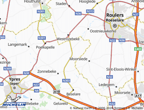Kaart MICHELIN Passendale - ViaMichelin