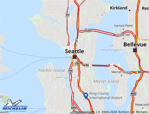Mapa MICHELIN Seattle - ViaMichelin