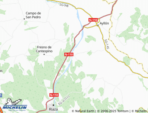MICHELIN Ribota map - ViaMichelin