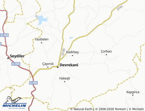 Mappa MICHELIN Kadirbey - ViaMichelin