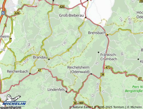 MICHELIN-Landkarte Steinau - ViaMichelin