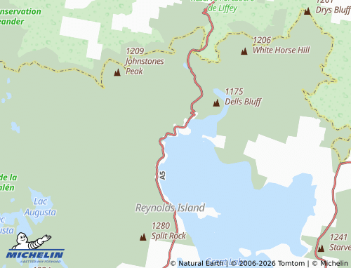 Mapa MICHELIN Doctors Point - ViaMichelin