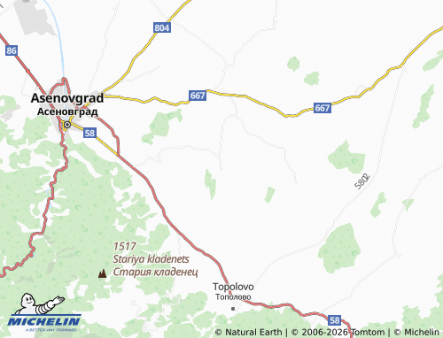 Carte MICHELIN Stoevo - ViaMichelin