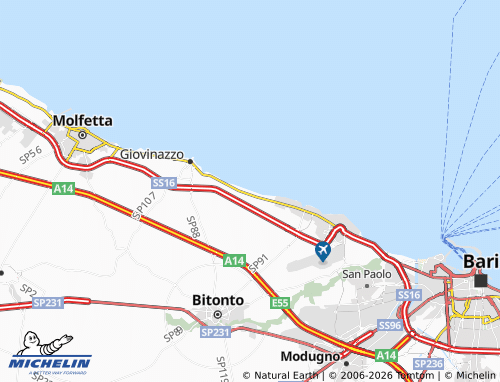Mapa MICHELIN San Matteo - ViaMichelin