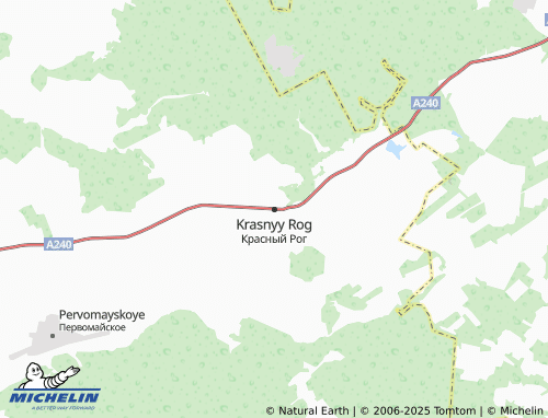 MICHELIN-Landkarte Krasnyy Rog - ViaMichelin