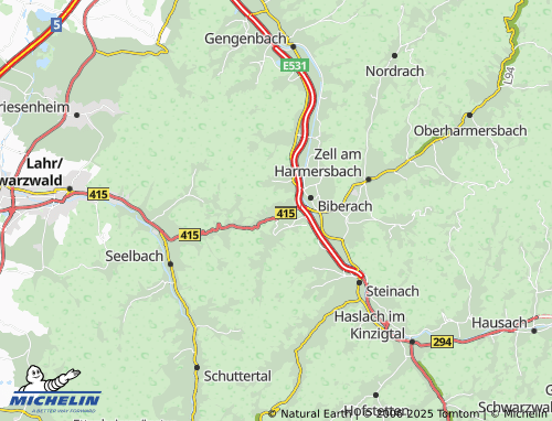 MICHELIN Emersbach map - ViaMichelin