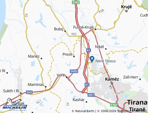 MICHELIN Prezë map - ViaMichelin