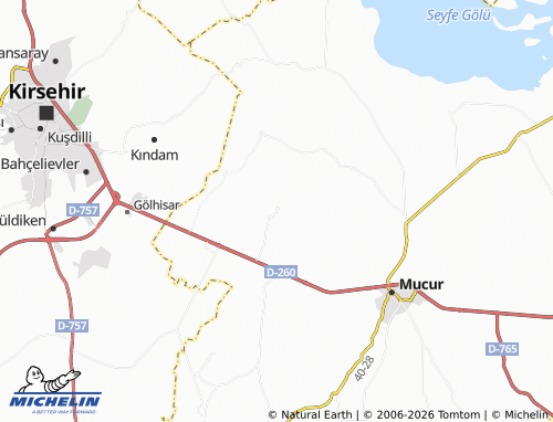 MICHELIN-Landkarte Yeşilyurt - ViaMichelin