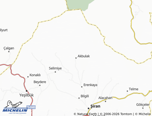 Mappa MICHELIN Akbulak - ViaMichelin