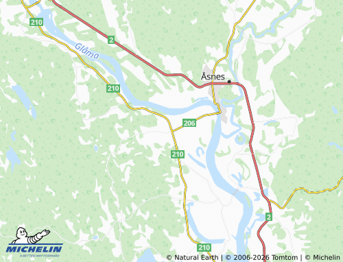 MICHELIN-Landkarte Snålroa - ViaMichelin