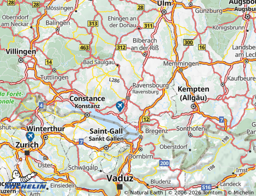MICHELIN Ravensburg map - ViaMichelin
