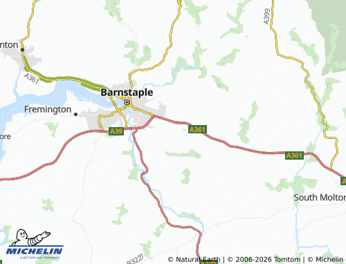 Mappa MICHELIN Landkey - ViaMichelin
