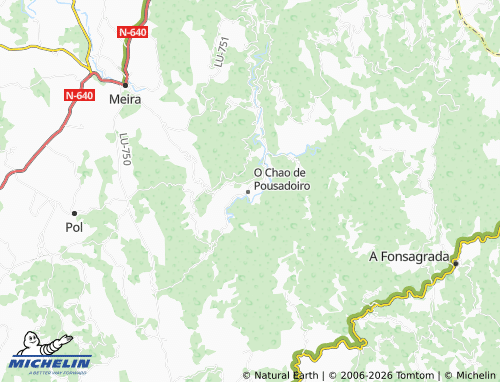 Mappa MICHELIN Santalla - ViaMichelin
