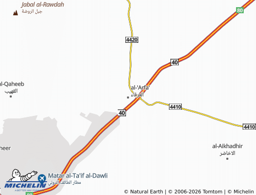 Mapa MICHELIN al-'Arfa' - ViaMichelin