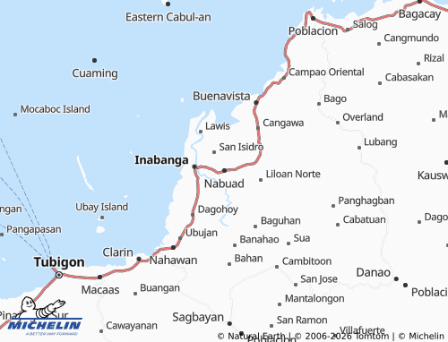 MICHELIN Nabuad map - ViaMichelin