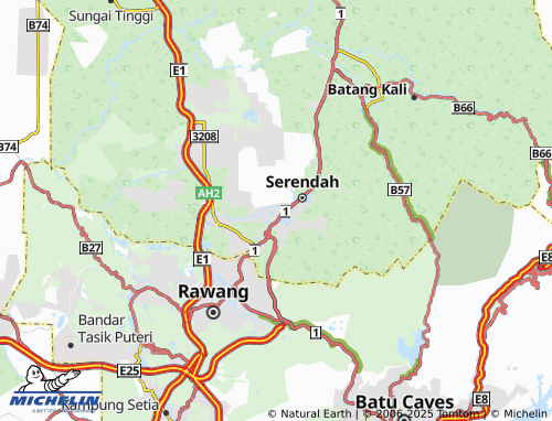 MICHELIN Kampung Tok Pinang map - ViaMichelin