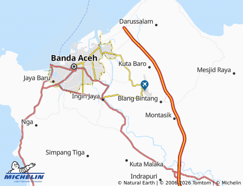 MICHELIN Teubang Phui map - ViaMichelin