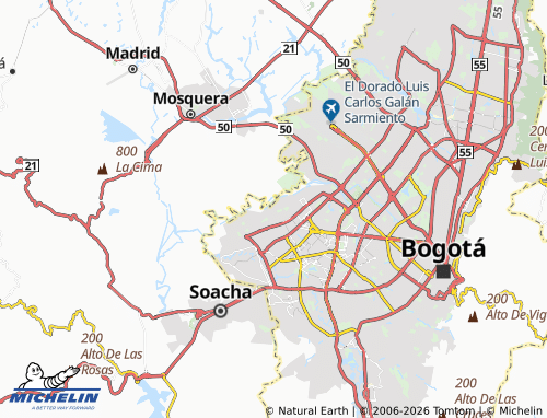 Carte MICHELIN El Jazmín - ViaMichelin