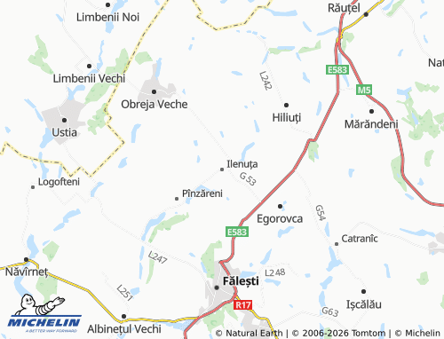 MICHELIN Ilenuța map - ViaMichelin