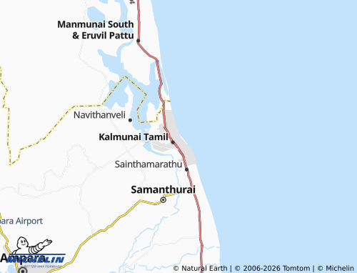 Mappa MICHELIN Pandiruppu 02A - ViaMichelin
