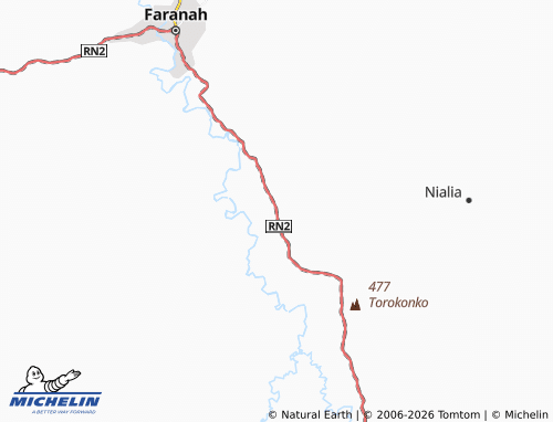 Mapa MICHELIN Gbanhouria - ViaMichelin